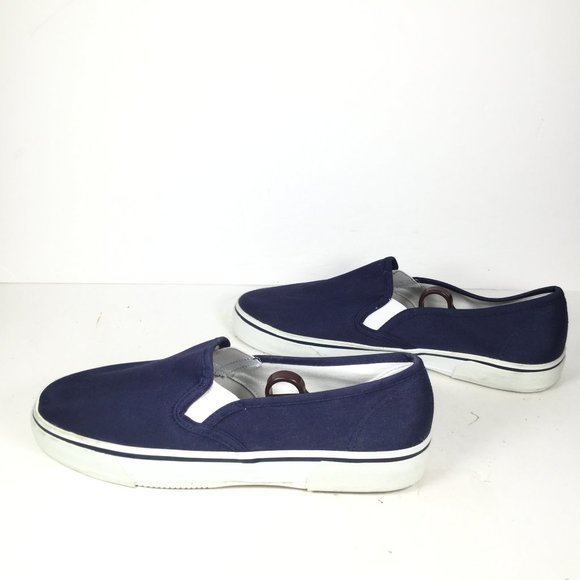 John Blair Canvas Sneakers Blue Size 9 - Picture 1 of 8